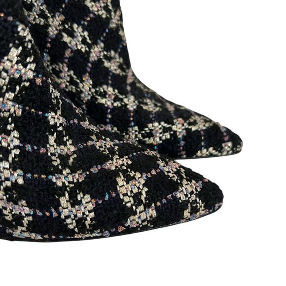 Anaki Suzanne Tweed Booties Size 40 EU - Picture 10 of 12